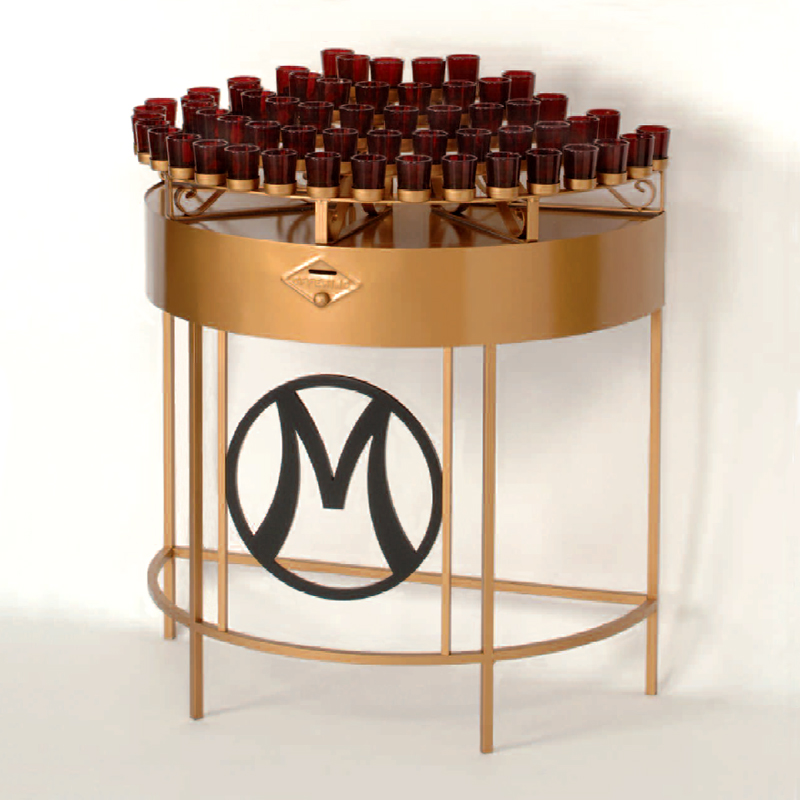 Church Sanctuary Votive Candle Light Stand St. Andrew's Book, Gift