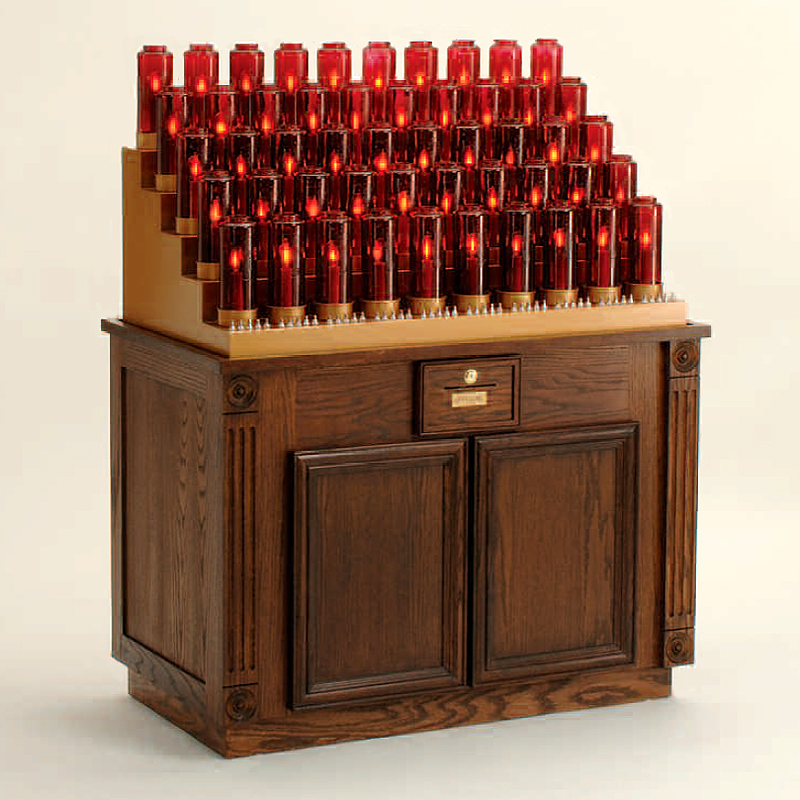 Church Sanctuary Electric/Electronic Candle Votive Light Stand St. Andrew's Book, Gift