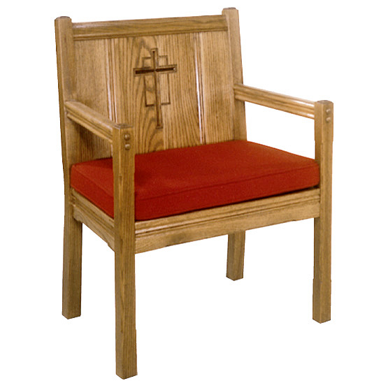 Center Priest Celebrant Church Sanctuary Chair (39") St. Andrew's Book, Gift & Church Supply