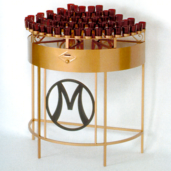 Church Sanctuary Electric/Electronic Candle Votive Light Stand St. Andrew's Book, Gift