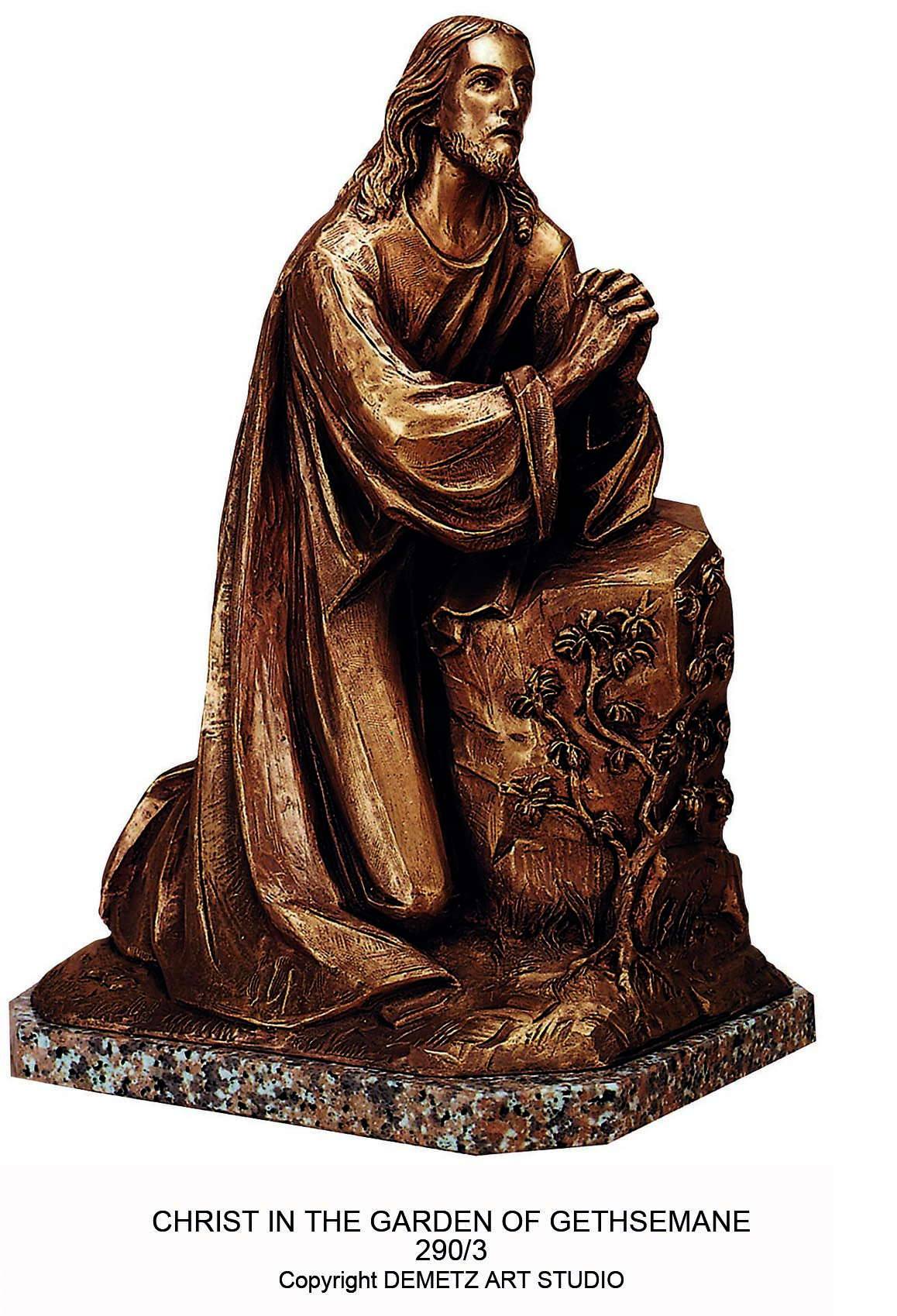 Christ in the Garden of Gethsemane Statue in Linden Wood St. Andrew's