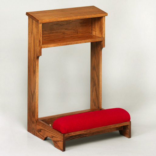 Single personal Prayer Kneeler Prie Dieu (33") St. Andrew's Book
