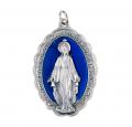  BLUE ENAMELED MIRACULOUS MEDAL (10 pc) 