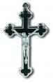  CLOVERLEAF BLACK METAL CRUCIFIX 