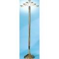  Floor Candelabra | 3 Lite | Bronze Or Brass | Fixed Arm | Round Base 