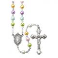  MULTI-COLOR PEARL ROSARY 