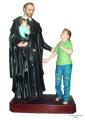  St. Vincent de Paul Statue in Resin/Marble Composite - 79"H 