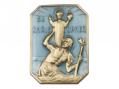  St. Christopher Visor Clip w/Blue Epoxy 