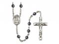  St. Walburga Centre Rosary w/Hematite Beads 