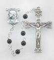  PREMIUM HANDCRAFTED ONYX FIRST COMMUNION ROSARY 