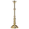  Brass or Silverplated Floor Candlestick - 44" Ht 
