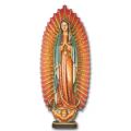  Our Lady of Guadalupe Statue 3/4 Relief in Linden Wood, 36" - 66"H 