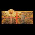  Anointment Symbol Plaque in Wood, 36" x 18" x 2" 