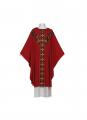  Chasuble - Chi-Rho in Europa Fabric: Plain Neck 