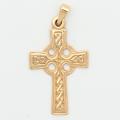  10k Gold Medium Ornate Celtic Cross 
