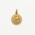  10k Gold Small Saint Raphael Medal 