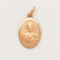  10k Gold Medium Oval Scapular Medal 