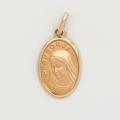  10k Gold Medium Oval Our Lady Of Medjugorje Medal 