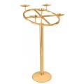  Advent Wreath & Stand | 26" | Brass Or Bronze | Holds 4 Candles 