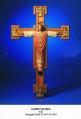  Christ the King/Christus Rex Corpus w/Byzantine Cross in Linden Wood, 48" - 96"H 