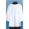  Adult/Priest Banded Surplice With Round Neck/Yoke (65% Poly/35% Cotton) 