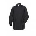  Black Short or Extra Long Sleeve Tab Collar Clergy Shirt 