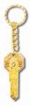  GOLD PLATED KEY OF SAINTS KEY RING (3 PC) 