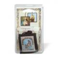 WOOL BROWN SCAPULAR IN CLAMSHELL (2 PC) 