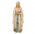  O.L. LADY OF LOURDES HAND PAINTED SOLID RESIN STATUE 
