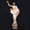  Risen Christ/Resurrection Statue in Linden Wood, 28" & 44"H 