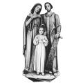  Holy Family Group Statue 3/4 Relief in Linden Wood (Custom) 