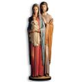  Holy Family Group Statue in Linden Wood, 48"H 