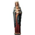  Our Lady w/Child Statue in Linden Wood, 44"H 
