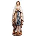  Our Lady of Lourdes Statue in Linden Wood, 3" - 48"H 