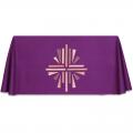  Purple Full Laudian Frontal - Cross and Rays Motif - Lucia or Omega Fabric 