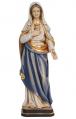  Sacred Heart of Mary Statue in Maple or Linden Wood, 5" - 71"H 