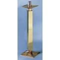  Paschal Candlestick | 28" | Bronze Or Brass | Square Base 