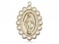  Miraculous Neck Medal/Pendant Only w/Crystal Stones for April 