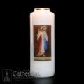  Divine Mercy 6-Day Glass Candle (12/cs) 