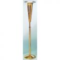  Standing Altar Vase | 17-1/2" | Bronze Or Brass | Adjustable 47" - 70" | Round Base 