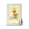  FIRST COMMUNION GIRL WITH CHALICE ON PEARLIZED FRAME 