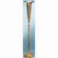  Standing Altar Vase | 17-1/2" | Bronze Or Brass | Adjustable 50"-73" | Round Base 