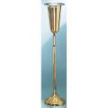  Standing Altar Vase | 12" | Bronze Or Brass | Adjustable 47" - 70" | Round Base 