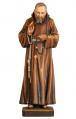  St. Padre Pio Statue in Maple or Linden Wood, 6" - 71"H 