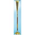  Standing Altar Vase | 17-1/2" | Bronze Or Brass | Adjustable 50"-73" | Round Base 
