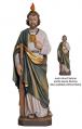  St. Jude Statue in Maple or Linden Wood, 5.5" - 71"H 