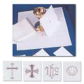  Embroidered 4" Latin Cross Only for Mass Linen & Altar Cloth 