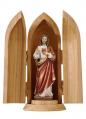  Sacred Heart of Jesus in Niche, 3" & 4"H 