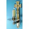  Consecration Candleholder | 3" x 9" | Bronze Or Brass | 1-1/2" Socket 