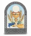  FIRST COMMUNION ANTIQUE SILVER FRAME 